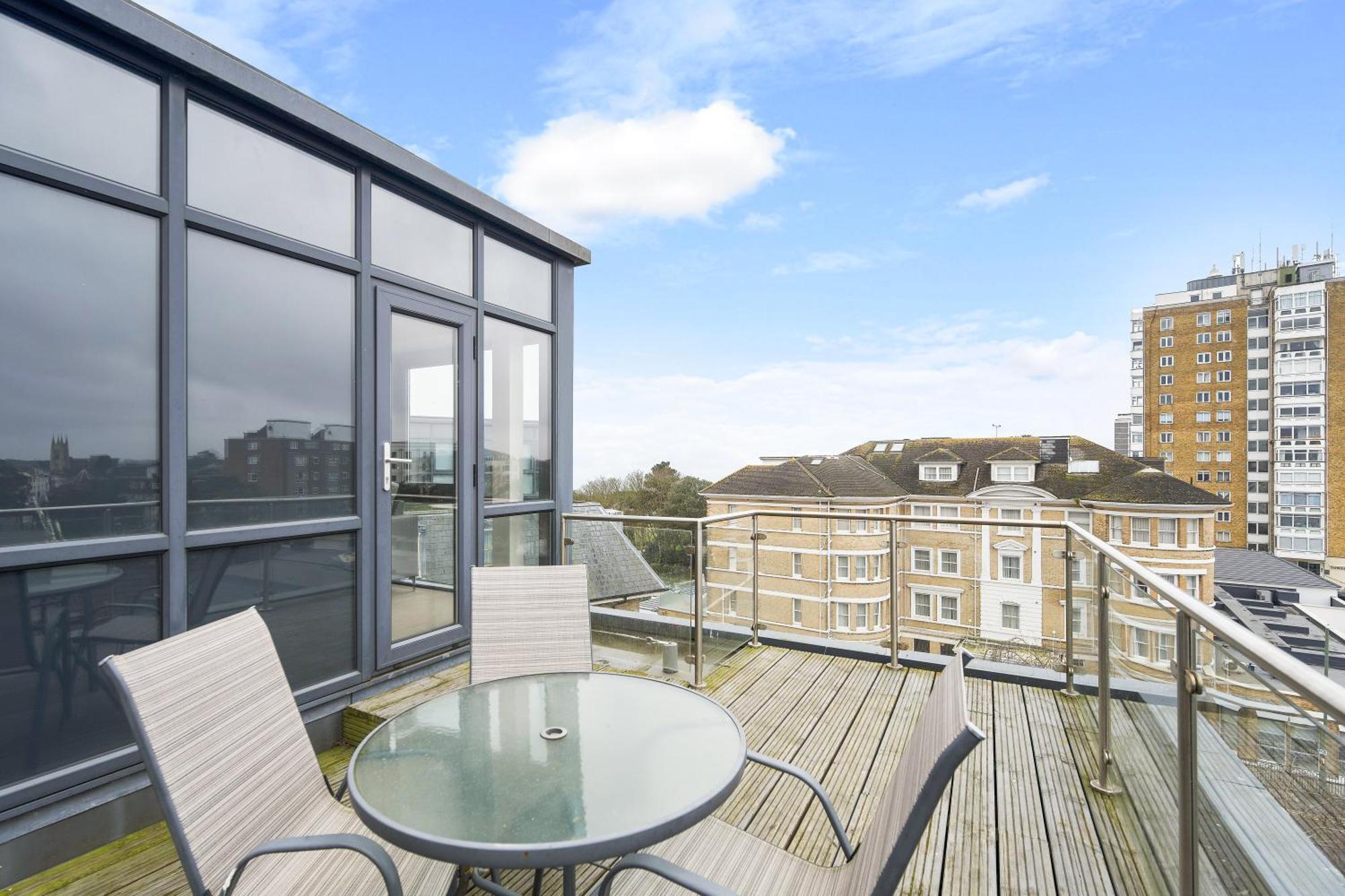 Westcliff Penthouse With Sea Views And Balcony Apartment Bournemouth Ngoại thất bức ảnh