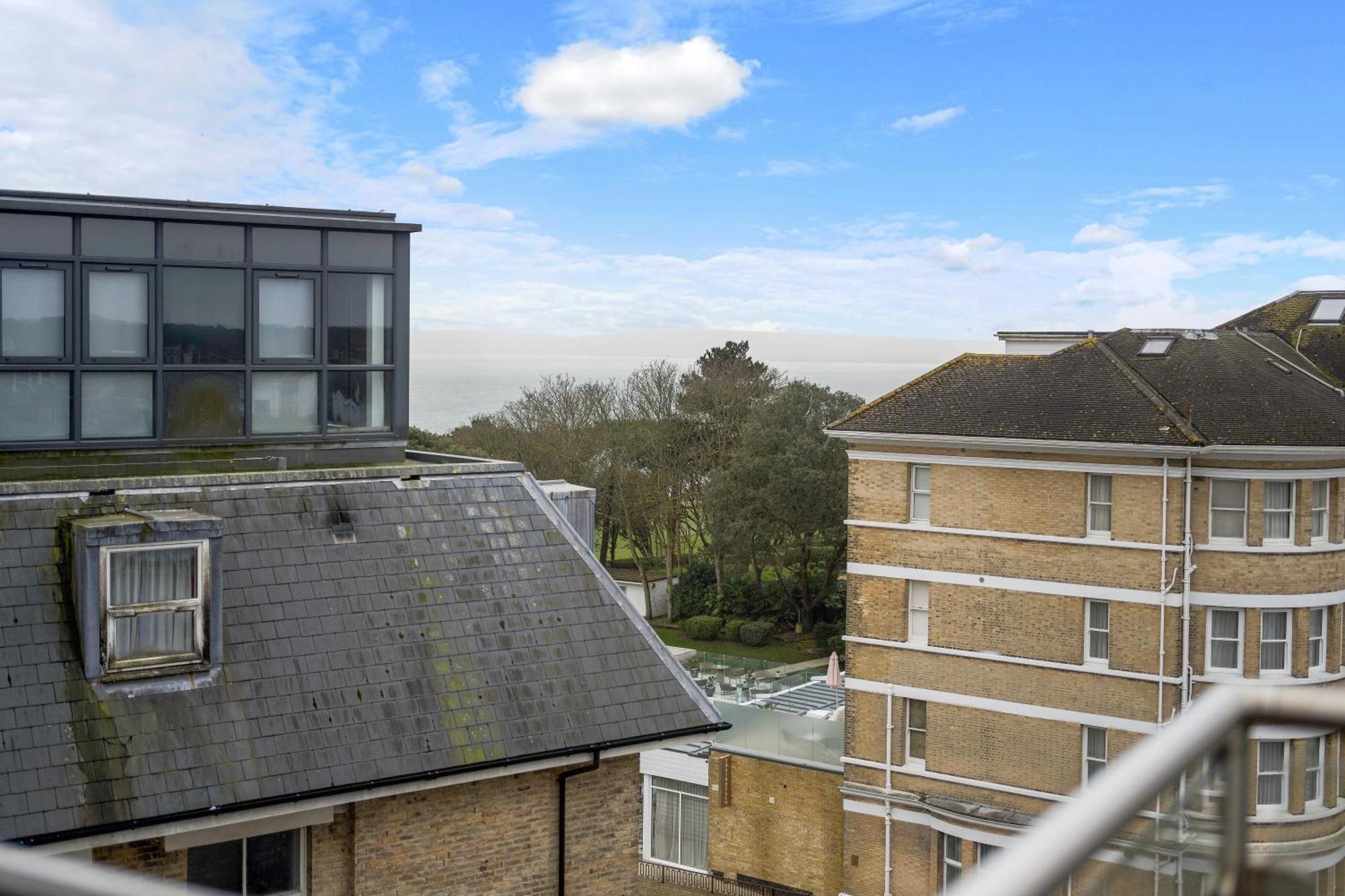 Westcliff Penthouse With Sea Views And Balcony Apartment Bournemouth Ngoại thất bức ảnh